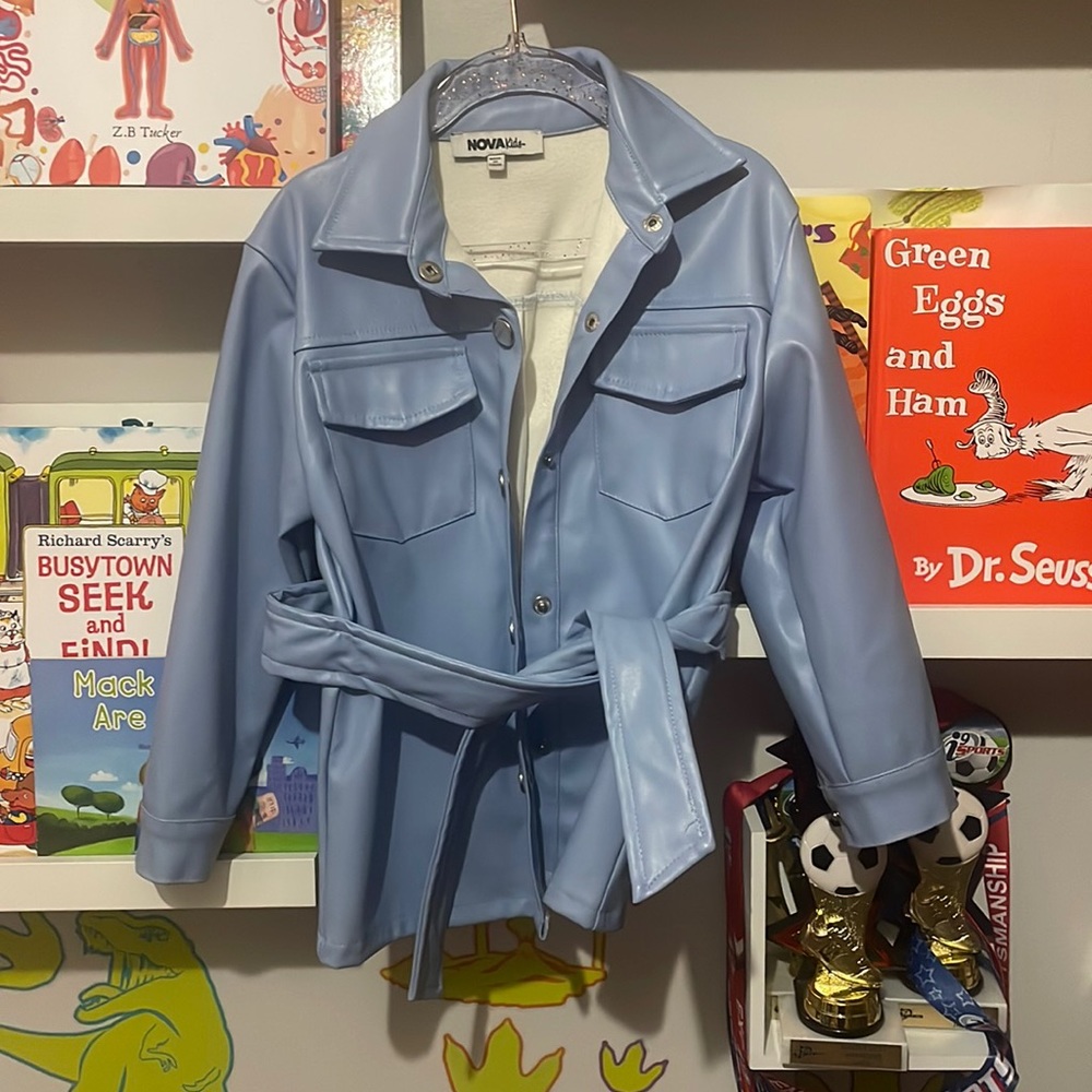 Faux leather jacket